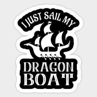 Dragon Boat Viking Ship Dragon Head Sticker